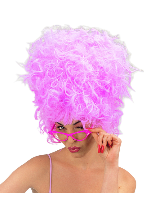 Peluca Drag Priscilla Rosa - Disfraces de Drag Queen