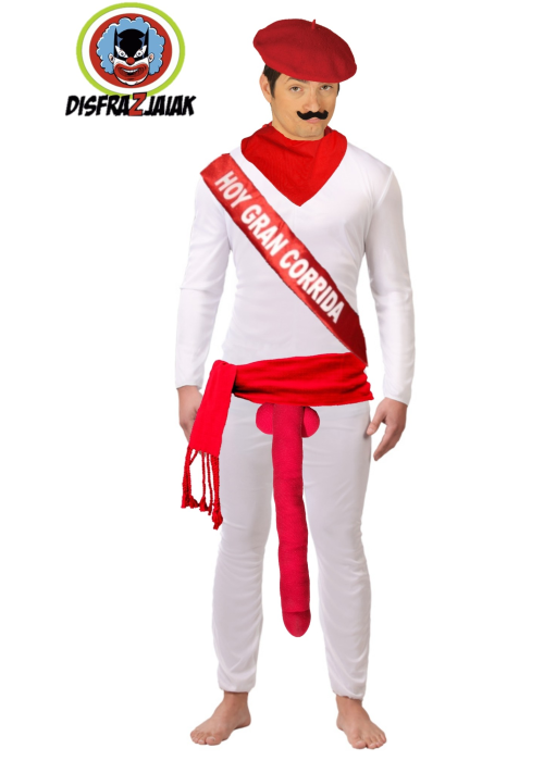 Disfraz de Pamplonica - Disfraces cachondos y Desnudos para Despedidas de Soltero