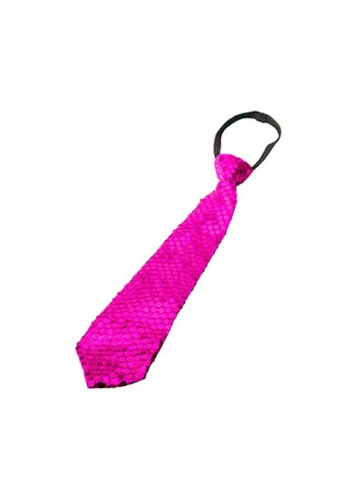 Gorbata Sequins Fuksia