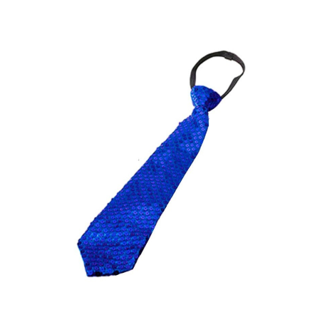 Corbata Lentejuelas Azul - Corbatas y Pajaritas