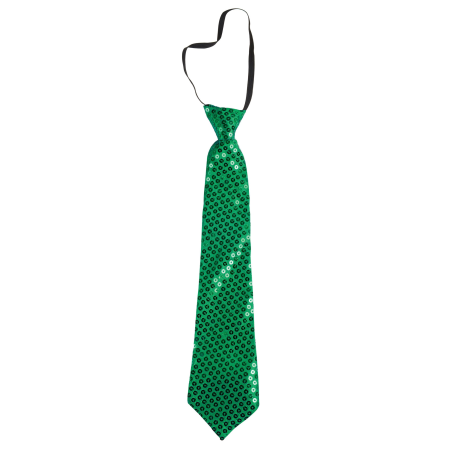 Corbata Lentejuelas Verde - Corbatas y Pajaritas