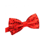Pajarita Lentejuelas Roja - Corbatas y Pajaritas