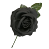 Flor Grande Negra - Flores y Peinetas de Flamenca