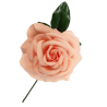 Flor Grande Salmon - Flores y Peinetas de Flamenca