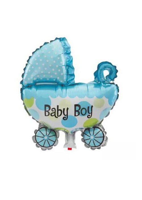 Globo Carrito azul de Foil - Globos