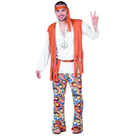 Disfraz de Hippie Chico - Disfraces de Hippie para Hombre