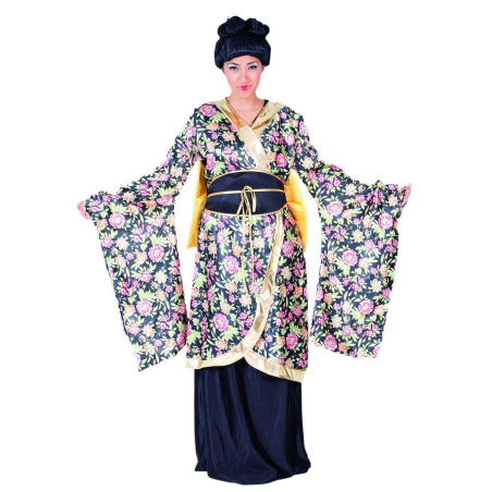 Disfraz de Geisha Flores - Disfraces Orientales Para Mujer