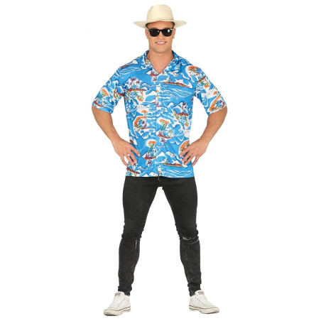 Disfraz de Turista - Disfraces de Hawaiano para Hombre