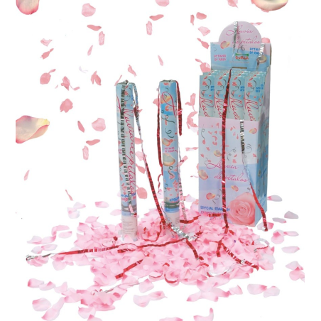 Cañon de Petalos Rosas 50CMS - Bodas