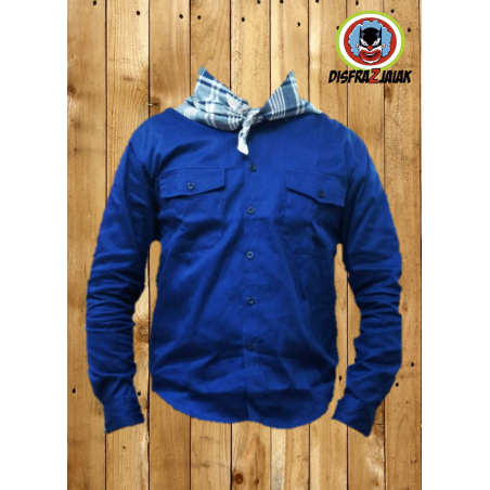Camisa Arrantzale Mahon niño - Trajes regionales vascos