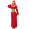 Disfraz de Dama Medieval Granate Corpiño - Disfraces de Medievales y Guerreros