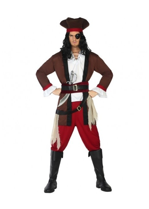 Disfraz de Pirata del Caribe Marron - Disfraces de Pirata