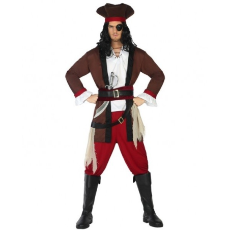Disfraz de Pirata del Caribe Marron - Disfraces de Pirata
