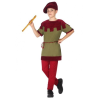 Disfraz de Medieval Verde y Granate Infantil - Disfraces de Medievales y Guerreros