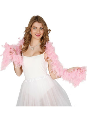 Boa de Plumas Rosa - COMPLEMENTOS POR CATEGORIA