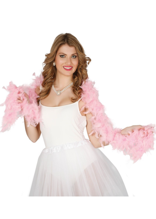 Boa de Plumas Rosa - COMPLEMENTOS POR CATEGORIA