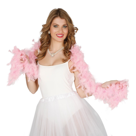 Boa de Plumas Rosa - COMPLEMENTOS POR CATEGORIA