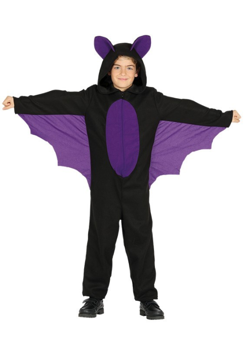 Disfraz de Murcielago Morado Infantil - Disfraces de Vampiros y Goticos para Niños