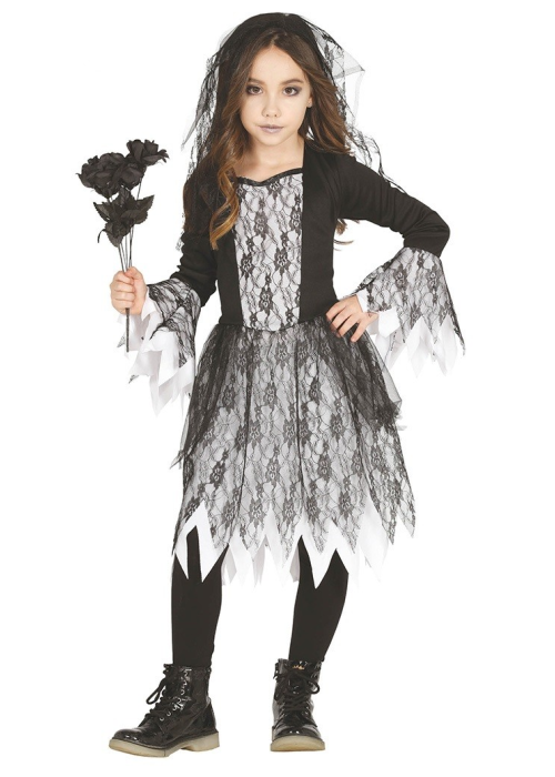 Disfraz de Novia Fantasma Infantil - Disfraces de Halloween Infantiles