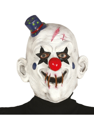 Mascara Payaso con Gorrito - Mascaras y Antifaces