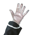 Comprar Guante Lentejuelas Plata - Guantes