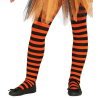 Panty Naranja y Negro Infantil - Medias y Pantys