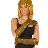 Guantes Lentejuelas Oro Largos