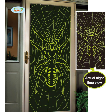La Decoració De La Porta Aranya Fluor