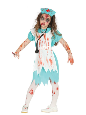 Vestit D'Infermera Zombie Verd Nen