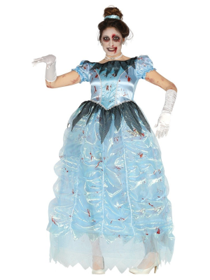 Disfraz de Zombie Princesa Azul - Disfraces Halloween Mujer