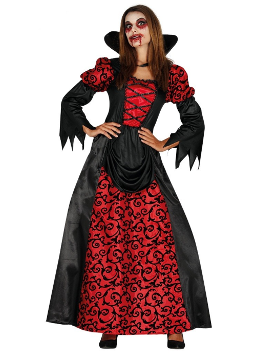 Comprar Disfraz de Vampiresa Gotica Roja - Disfraces Halloween Mujer