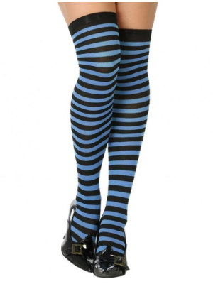Mitges de Ratlles Negre i Blau