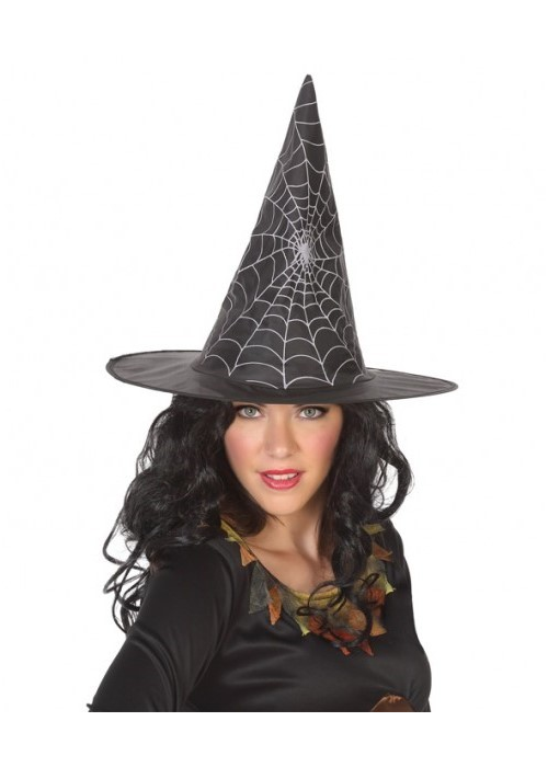 Comprar Sombrero Bruja con telaraña - Complementos de Brujas y hechiceros