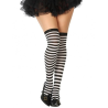 Medias de Rayas Negro y Blanco - Medias y Pantys Halloween