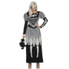 Disfraz de Esqueleto Vestido Gris - Disfraces Halloween Mujer