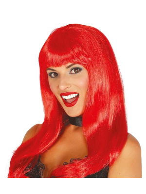 Hair Red with Bangs