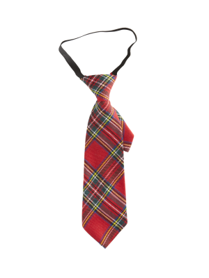 Corbata Colegial Roja - Complementos Estudiantes y Niños