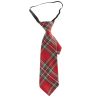 Corbata Colegial Roja - Complementos Estudiantes y Niños