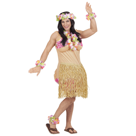 Disfraz de Hawaiana Gorda - Disfraces Despedida Soltero