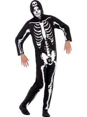 Traje de Esqueleto com Capuz