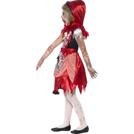 Disfraz de Zombie Caperucita Roja Infantil - Disfraces de Halloween Infantiles