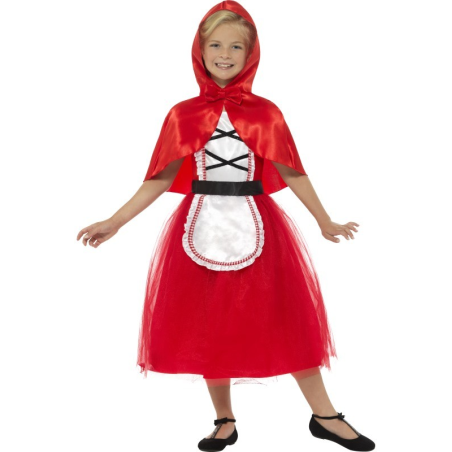 Disfraz de Caperucita Roja Tul Infantil - Disfraces de Caperucita Infantiles