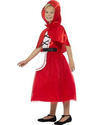 Disfraz de Caperucita Roja Tul Infantil - Disfraces de Caperucita Infantiles