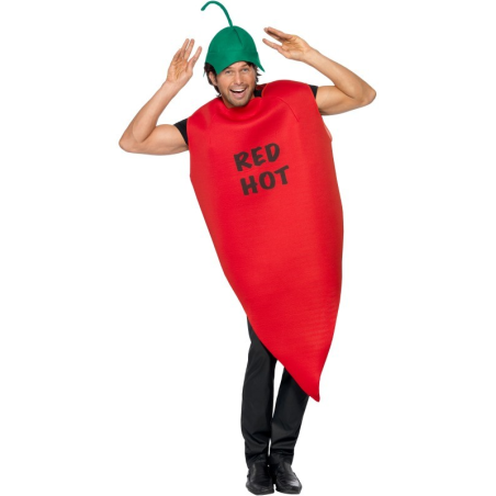 Disfraz de Chilli Pepper - Frutas, Flores y Verduras