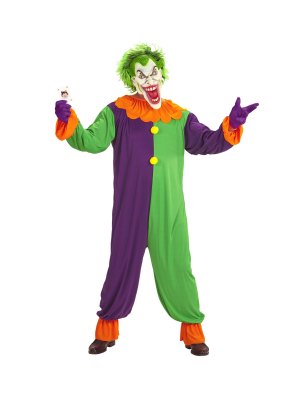 Disfraz de Joker Maligno - Disfraces de Payasos Siniestros para Hombre