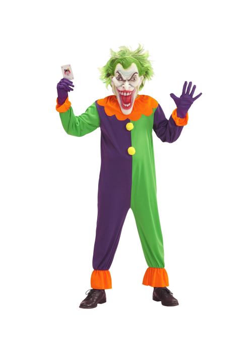Disfraz de Joker Maligno Infantil - Disfraces de Payasos Siniestros Infantiles