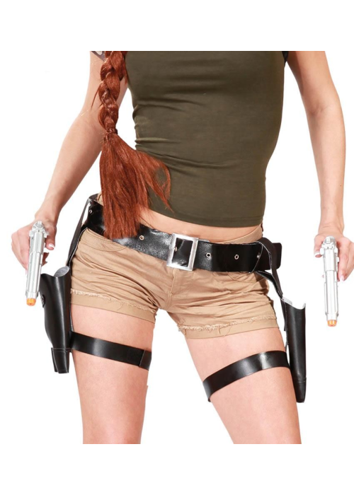 Cartuchera doble con Pistolas - Complemmentos de Militares