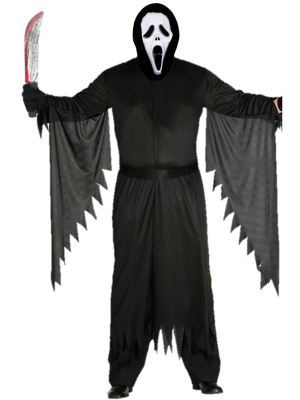 Disfraz de Asesino Tunica de Cine - Disfraces Halloween Hombre