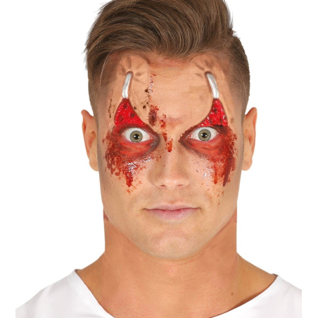 Cicatriz Parpado Grapado - Maquillaje y cicatrices