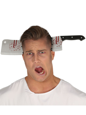 Diadema Cuchillo Carnicero con Sangre - Accesorios Halloween